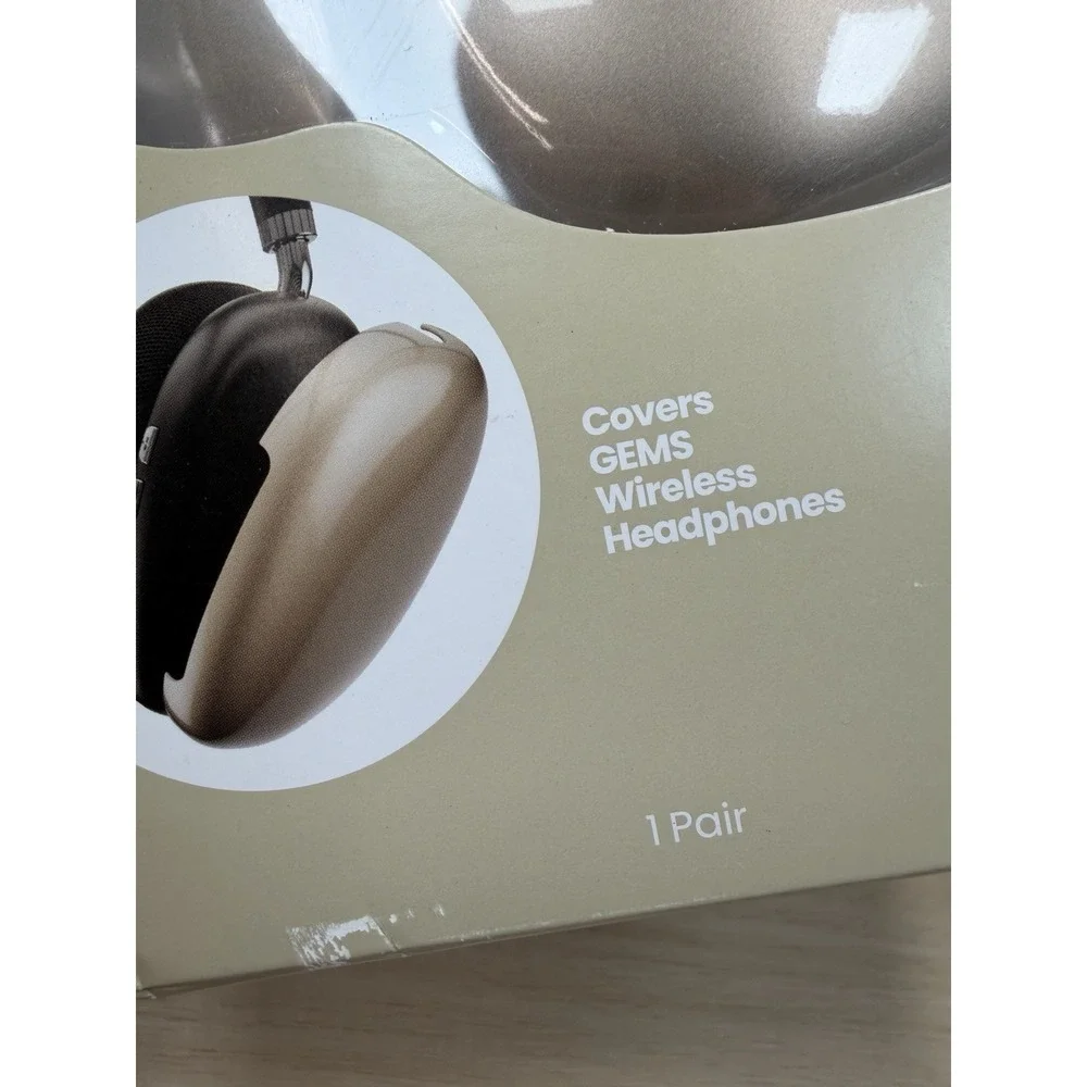 GEMS Wireless Over-Ear Headphone Covers Taupe